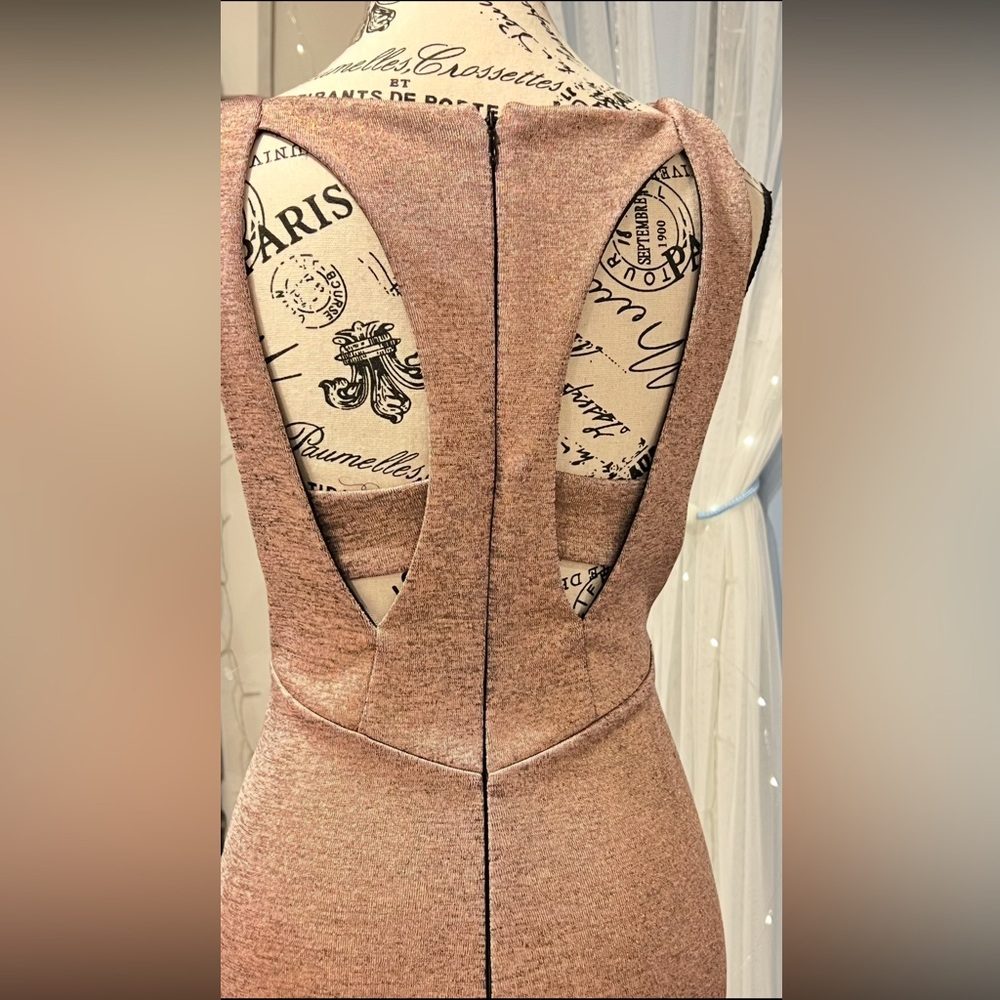 Topshop Tan Backless Dress - Picture 3 of 7